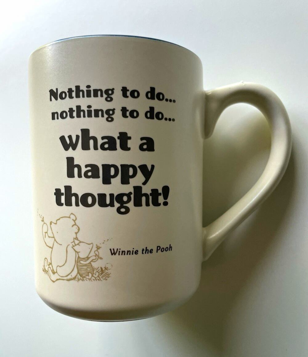 Hallmark Disney Winnie the Pooh Mug "Nothing to do... what a happy thought!"